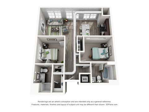 1233 N EDDY STREET SUITE 106 Studio Apartment for Rent - Photo Gallery 11